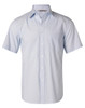 M7211 - Men's Fine Stripe Short Sleeve Shirt