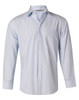 M7212 - Men's Fine Stripe Long Sleeve Shirt