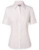 M8100S - Women's Self Stripe Short Sleeve Shirt