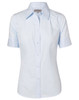 M8100S - Women's Self Stripe Short Sleeve Shirt