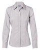 M8200L - Women's Ticking Stripe Long Sleeve Shirt