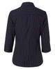 M8223 - Women's Pin Stripe 3/4 Sleeve Shirt
