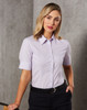 M8360S - Women's Mini Check Short Sleeve Shirt