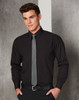 BS01L - Men's Poplin Long Sleeve Business Shirt