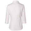 M8040Q - Women's CVC Oxford 3/4 Sleeve Shirt - White Back