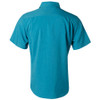 M7600S - Mens CoolDry Short Sleeve Shirt - Teal - Back