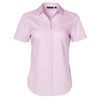 Soft Pink - M8110S Barkley Ladies Taped Seam Short Sleeve Shirt - Winning Spirit