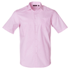 Soft Pink - M7110S Barkley Mens Taped Seam Short Sleeve Shirt - Winning Spirit