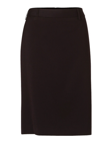 M9471 - Women's Poly/Viscose Stretch Mid Length Lined Pencil Skirt