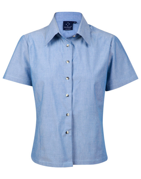 BS05 - Ladies Chambray Short Sleeve