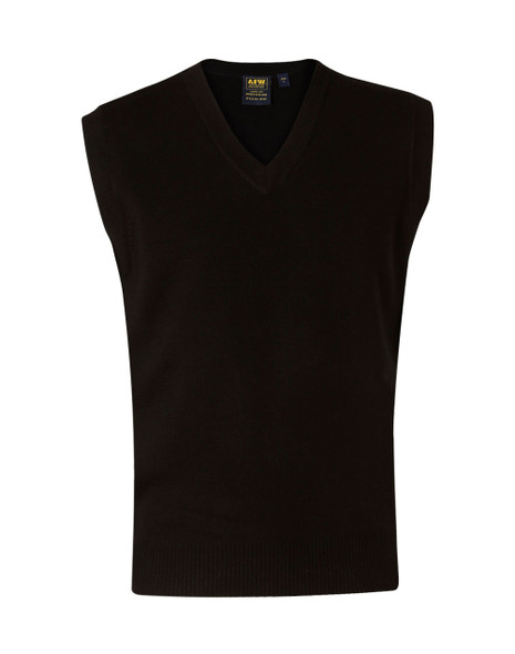 WJ02 - V-Neck Wool/Acrylic Knit Vest