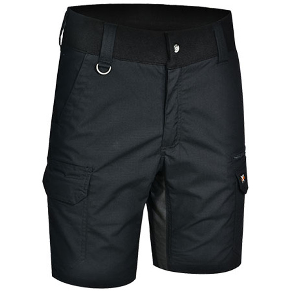 Black - WP25 Unisex Ripstop Stretch Work Shorts - Winning Spirit