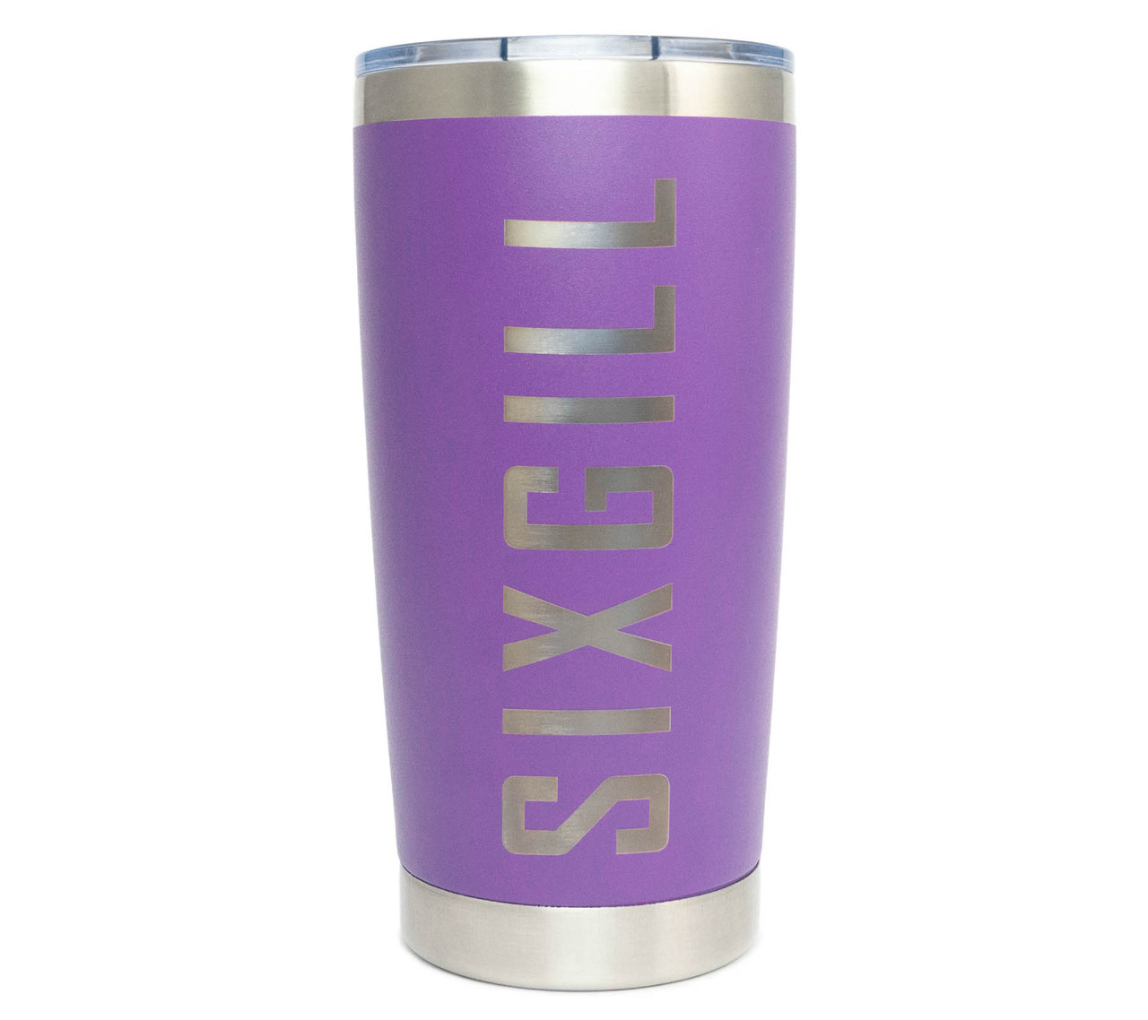 20 Oz Stainless Steel Tumbler Purple