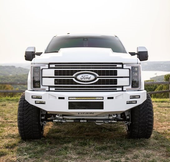 Base Bumper.
Rigid 6" SR  Mounts, Offset.
SR 20" LED Vent Mount.
License Place Center Mesh
No Clevis Mounts 