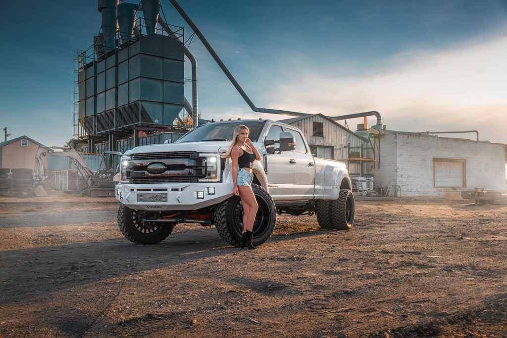 Base Bumper. Rigid Dually XL  Mounts. License Plate Area-Center Mesh. Adaptive Cruise Control Mount. Clevis Mounts.