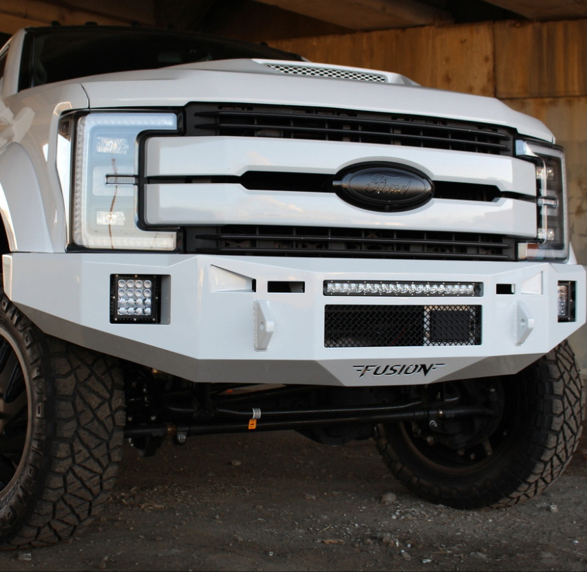 Base Bumper. Rigid Q-Series Mounts. Rigid SR 20" LED Vent Mount. License Plate Center Mesh with Adaptive Cruise Control Mount. 