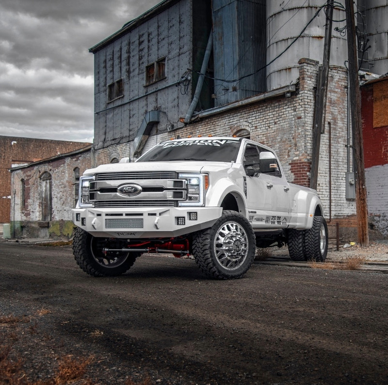 Base Bumper. Rigid Dually XL  Mounts. License Plate Area-Center Mesh. Adaptive Cruise Control Mount.