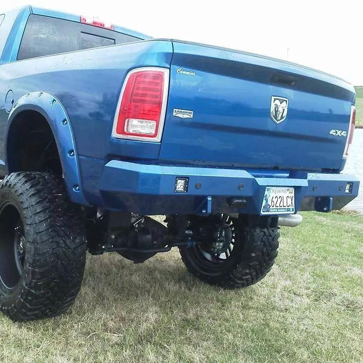 Rigid Dually back up lights, back up sensors, and clevis mounts.
