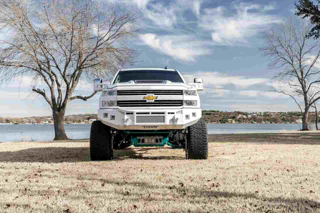 Base Bumper.
Clevis Mounts.
3" Cube Light Mounts.
Stainless Steel Mesh Insert