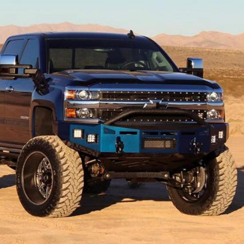 Base Bumper.
Clevis Mounts.
Dually XL Fog Lights
10" E-Series LED License Plate Mount.