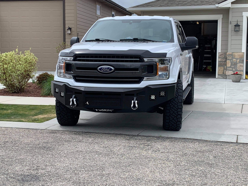 Base bumper- fog  lights-Rigid Dually's  (2 per side) and clevis mounts.