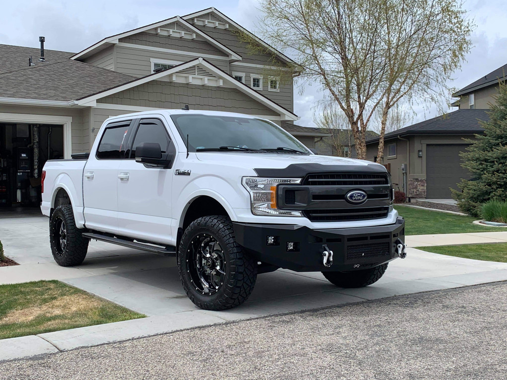 Base bumper- fog  lights-Rigid Dually's  (2 per side) and clevis mounts.
