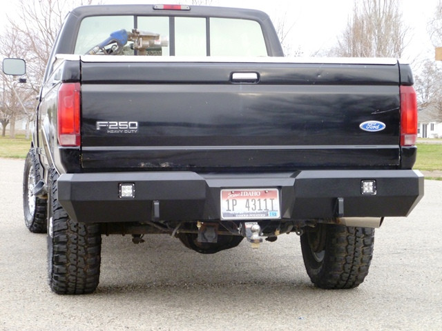 Rigid Industries Dually back up lights and clevis mounts. 