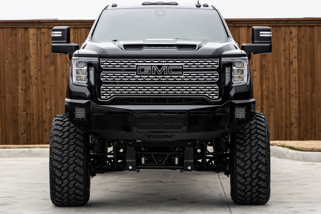 Rigid Industries Q-Series as fog lights. 
No clevis mounts 
Front Parking Sensors 
Engine Block Heater Provision