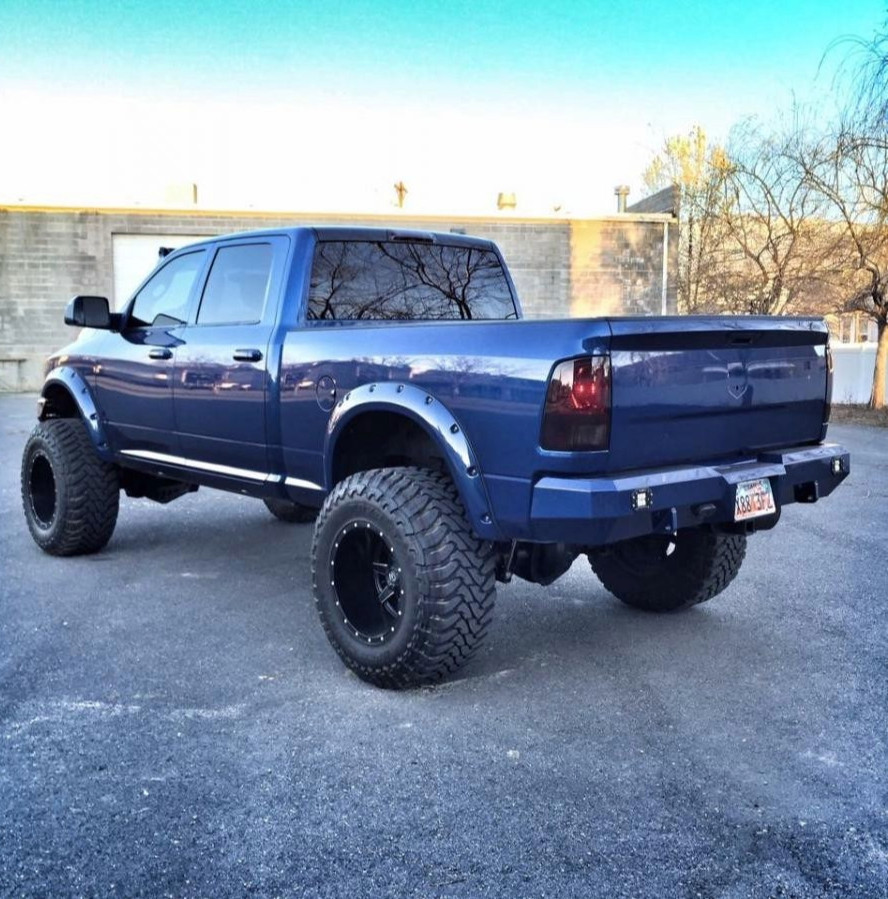 Flush mount Rigid Dually and/or  3" cube light mounts/cut outs.