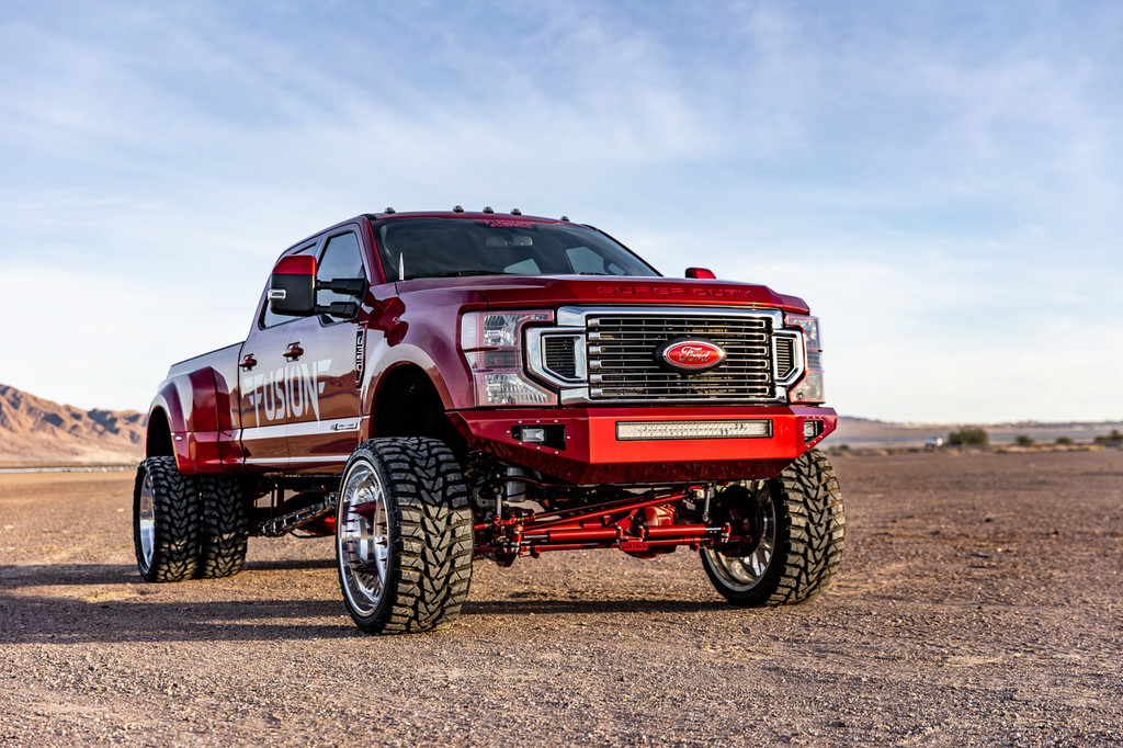Project X Front Bumper. OLB 4" Dual Row fog lights and a 30" OLB Dual Row center bar. 