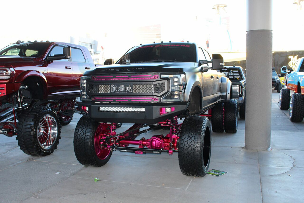Project X Front Bumper. Infinite Off Road Side Shooter Pods as fog lights and a 30" Infinite Off Road High Output Dual Row center bar. 