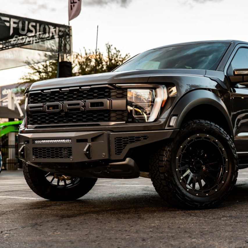 Provision for Adaptive Cruise Control module 
Hole/Mounts for a 20" Rigid Industries SR bar
Mounts for factory Rigid Industries LED fog lights
