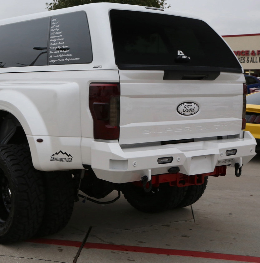 Corner Steps
Back Up Sensors 
Rigid Industries Chase Lights as Back Up Lights