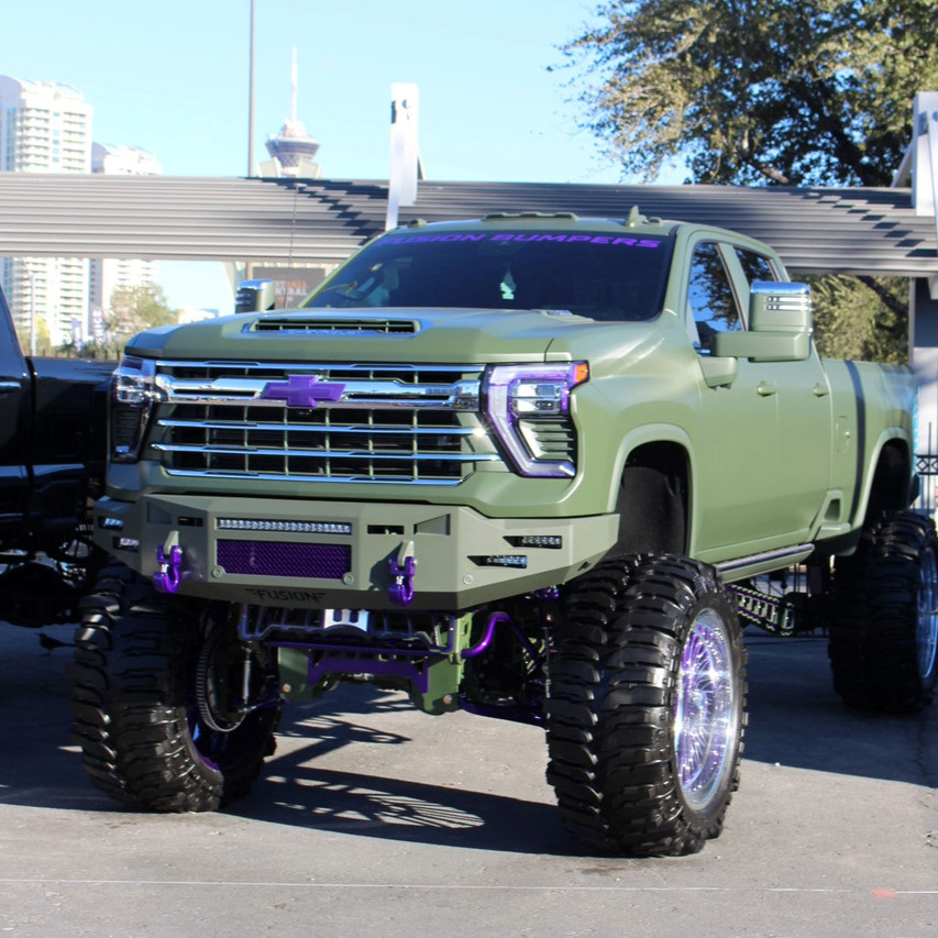 Clevis mounts
block heater provision
Front parking sensors
20" single row light in the vent area
6" single row light mounts