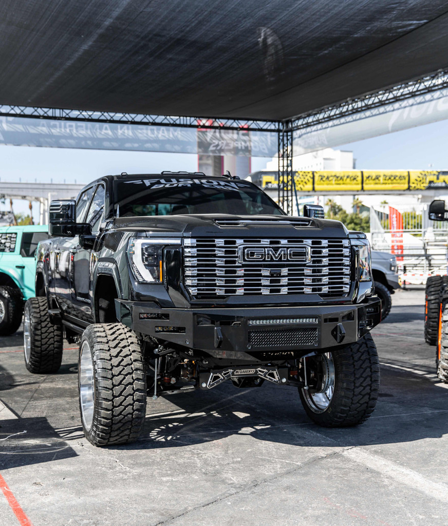 Clevis mounts
parking sensor provisions
block heater provision
20" single row light in the vent area
6" single row light mounts