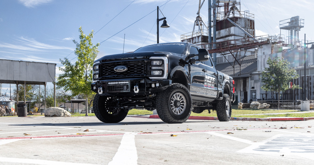 *NEW DESIGN*
Light Buckets for Fog Lights
Two 3" Cube Lights (Only option) Baja Design Squadron Series
Clevis Mounts.
20" Single Row Light in vent area (Baja Designs)
Adaptive Cruise Control
Front Parking Sensors