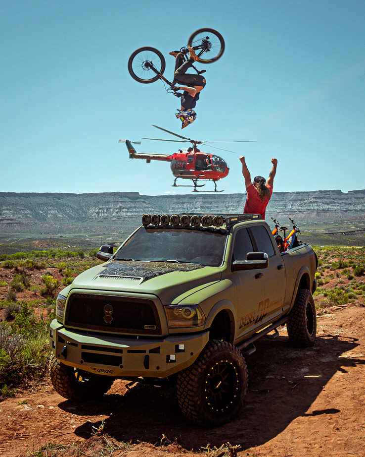 Base Bumper. NEW updated design with a wider center section.
Clevis Mounts. 
Mount for a Rigid Industries 20" SR Over The Vent.
3" Cube lights mounts for fog lights