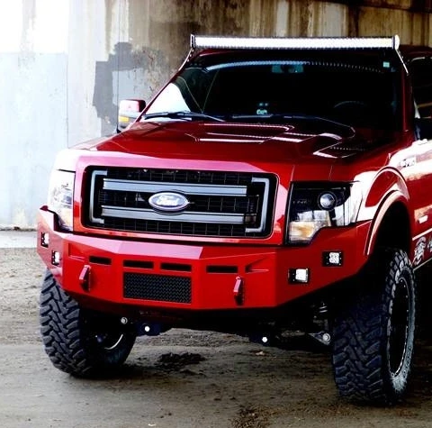 Base Bumper
Clevis Mounts
Rigid Industries Dually Lights 
Eco Boost Air Vent