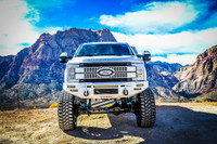 Base Bumper.
Rigid 6" SR  Mounts, Offset.
SR 20" LED Vent Mount.
License Place Center Mesh