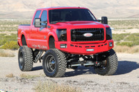 Base Bumper.
Clevis Mounts.
Two Rigid Industries 6" SR and 6" E-Series per side 
Winch Mount 