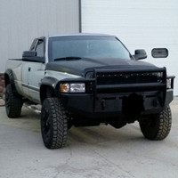 Defender Grille Guard with optional headlight guards
No Fog Lights
Sorry for the low quality pic