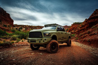 New design!! Wider center section.
Base Bumper.
Clevis Mounts. 
Mount for a Rigid Industries 20" SR Over The Vent.
3" Cube lights mounts for fog lights