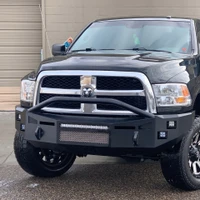 NEW updated design with a wider center section.
Pre-Runner Bar.
Clevis Mounts.
3" OLB Cube lights. (2 per side)
20" OLB Single Row over the vent
Center Vent with Stainless Steel Mesh Insert.