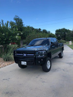 Defender Grille Guard
Two Rigid Industries Dually's  per side 
Clevis Mounts 
License Plate Mount