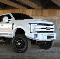 Base Bumper. OLB 5.5 Lights. OLB 20" Single Row LED Vent Mount. License Plate Center Mesh with Adaptive Cruise Control Mount. 