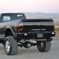 4" Rigid E-Series back up lights, back up sensors, and clevis mounts.