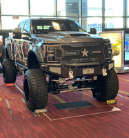 Gladiator Series
Cube fog light mounts behind the stainless steel mesh
Clevis mounts 
Center vent with stainless steel mesh