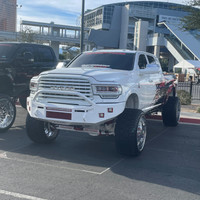 Clevis Mounts 
Rigid Dually Series as fog lights. 
Center vent with stainless steel mesh insert 
Pre-Runner Bar
20" OLB Single Row in the vent area. 