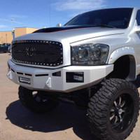 Base bumper
Rigid Industries-(6" Single Row over a 6" E-Series)
10" E-Series in the license plate area