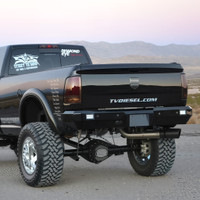 4" Rigid E-Series back up lights, back up sensors, and clevis mounts.